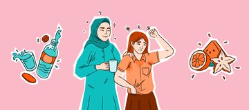 Berkeringat tapi Tetap Semangat!